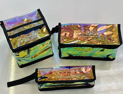 3 piece iridescent bag collection - Plush Beauty